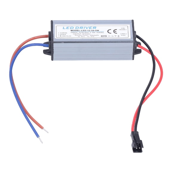 Riousery 12-18X1W 300mA LED Driver AC95-265V/DC36-63V Waterproof Power Transformer