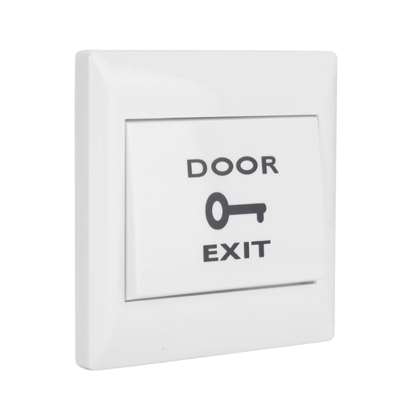 Riousery 12-24V Wall Push Exit Release Button Switch Panel, Door Access Control System PT Model (3.54 inches / 9.0 cm)