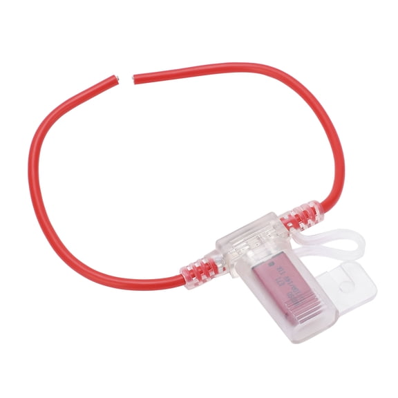 Riousery 12.4 in / 31.5 cm 12AWG Car Fuse Holder with Manual Reset 10A Breaker, Water-Resistant Universal Blade Fuse Block for Automobiles, Trucks, RVs, and Yachts