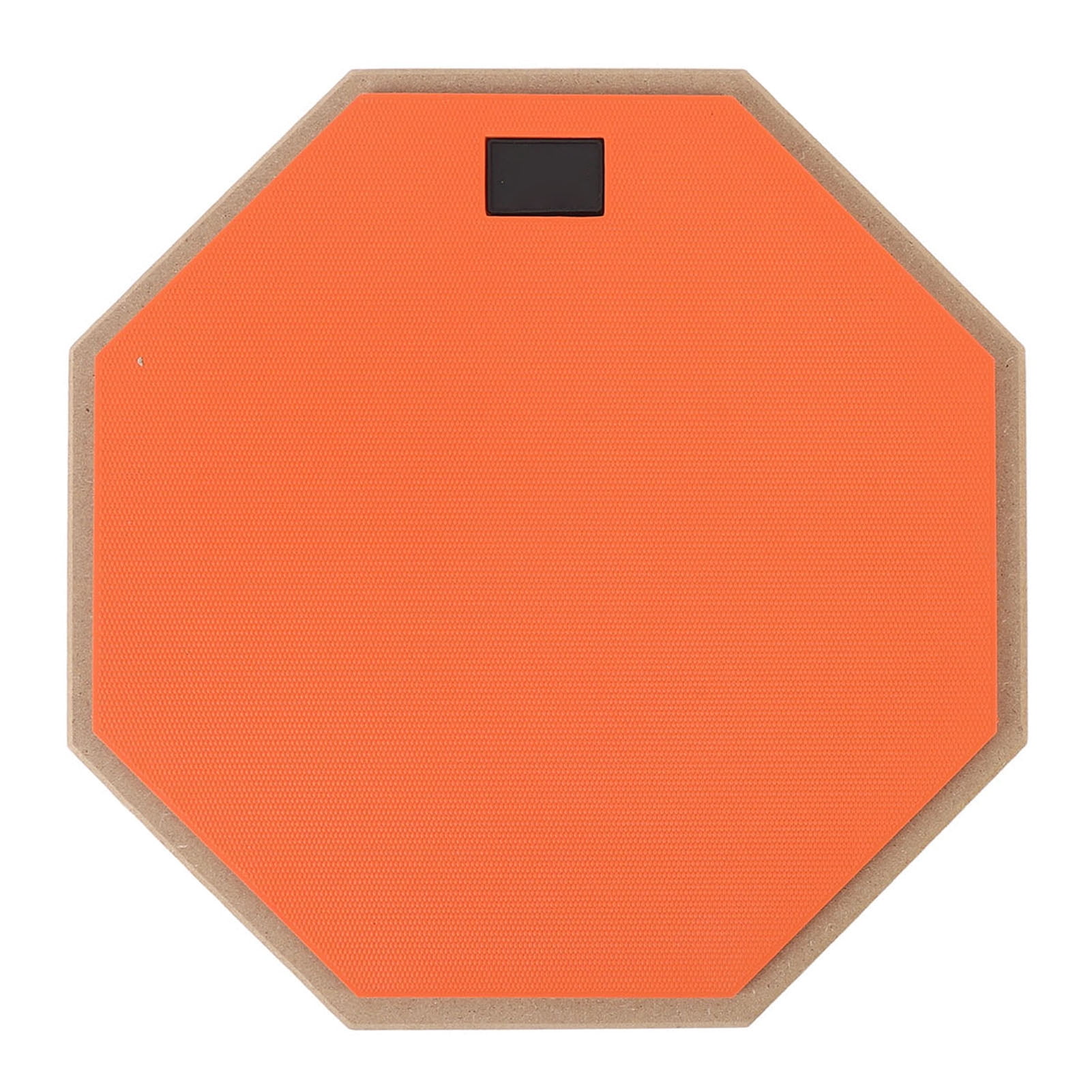 Riousery 12-Inch Silent Drum Practice Pad Bundle Includes Two Pairs Drumsticks (12" / 30.48cm) Premium Rubber Percussion Mat for Professional Rhythm Building and Quiet Nighttime Practice, Orange