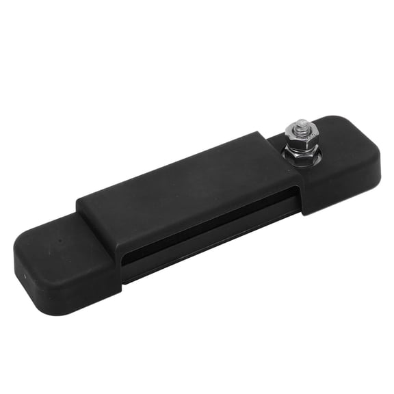 Riousery 12 Terminal Power Distribution Block with Cover Universal Replacement Part for Car Marine Boat Solar Panels, Automotive Electrical Busbar Junction Post, Black 19cm / 7.48 inches