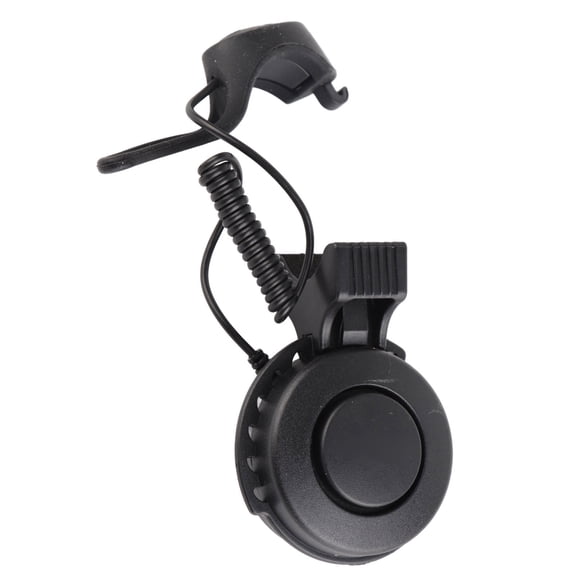 Riousery 120dB Bicycle Electric Horn USB Rechargeable Bike Bell with 3 Sound Modes IP65 Waterproof for Mountain Road Commuter Bikes Scooter Black