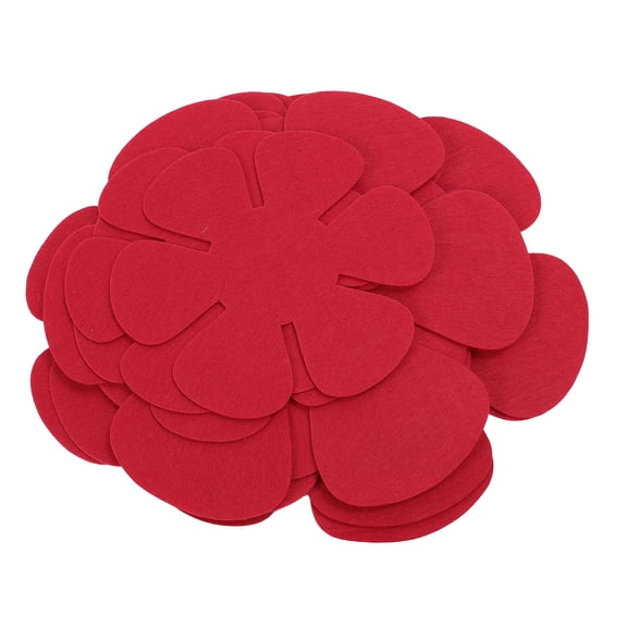 Riousery 12Pcs Pot Pan Protectors Set, Premium Felt Cookware Dividers Separators for Kitchen Supplies, Scratch-Resistant Stacking Pads, 3 Sizes (12.2 inches / 31 cm Max), Vibrant Red