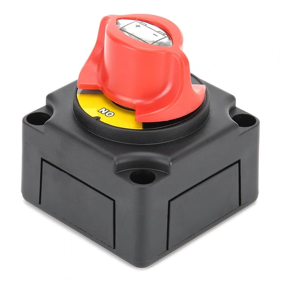 Riousery 12V 300A Battery Disconnect Knob Switch High Current Cut Off Power Isolator For Car RV Marine Yacht Automobile Boat Vehicles Accessories Universal Fitment