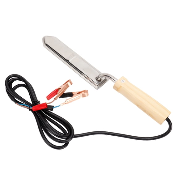 Riousery 12V Electric Honey Cutter Uncapping Knife Stainless Steel Scraper Beekeeping Equipment Tool (16.5 in / 42 cm)