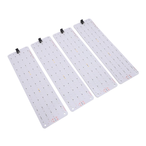 Riousery 12V Panel Plant Light 600 Beads 6 Brightness Levels LED Grow Light for Offices Greenhouses EU Plug