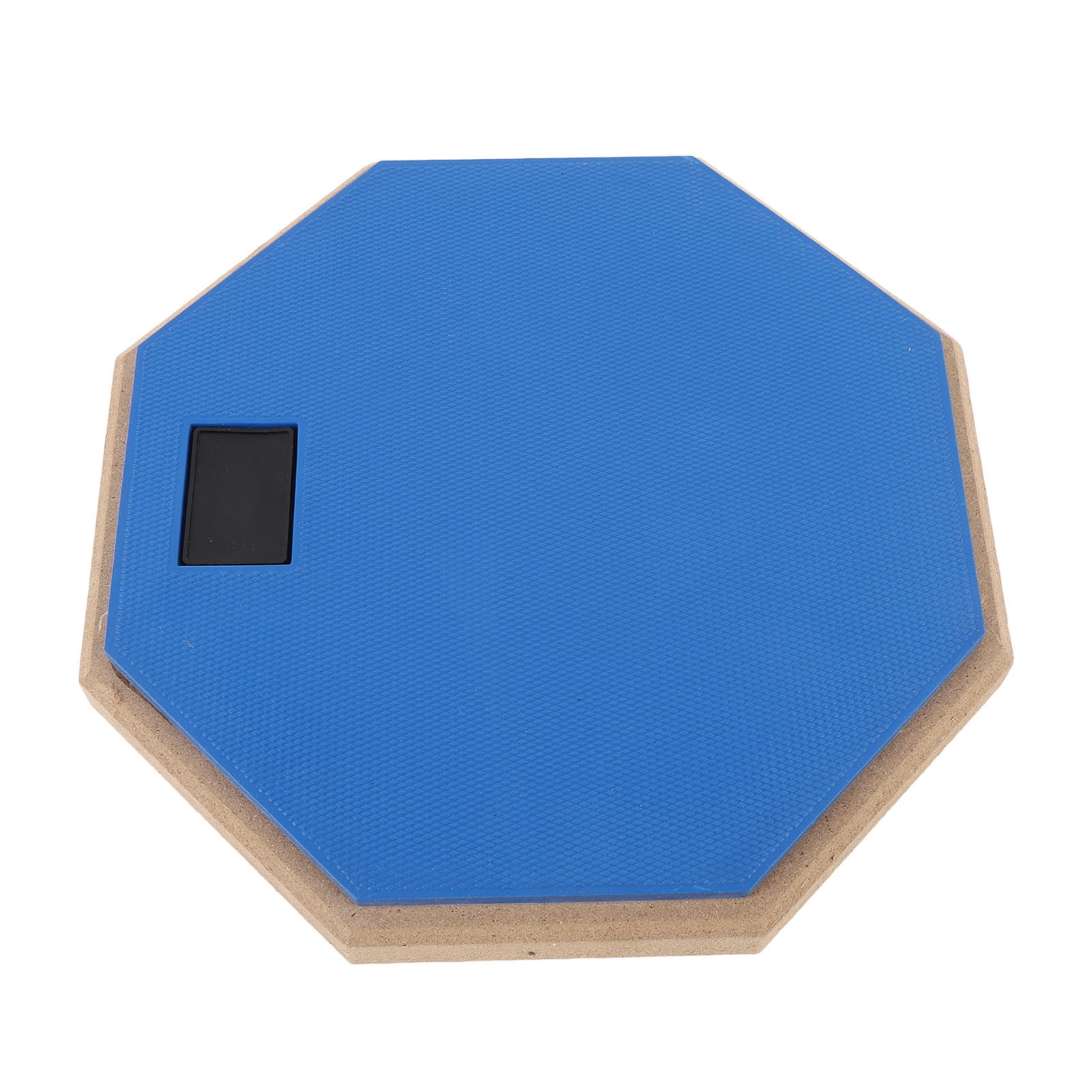 Riousery 12in Quiet Practice Drum Pad Kit Featuring 4 Wooden Drumsticks (12 inches / 30.48 cm) for Snare Percussion Training, Shockproof Double-Sided Rubber Surface for Apartment Drummers, Blue
