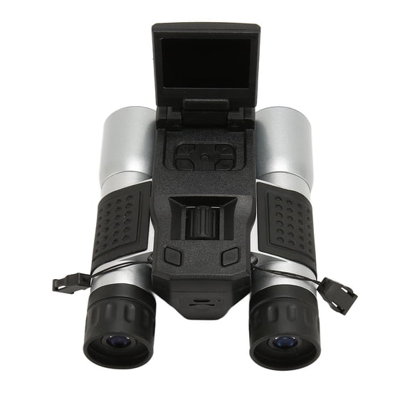 Riousery 12x32 Digital Camera Binoculars 12x Optical Zoom 2.0 Inch HD Display 1080P Video Recording for Bird Watching Hiking Travel Concerts and Outdoor Sports Events (6.3 in / 16 cm)