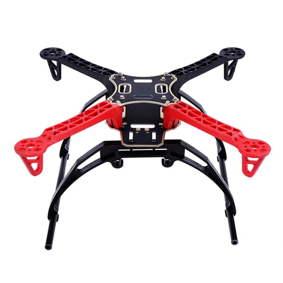 Riousery 13.0 inches / 330 mm Quadcopter FPV Aircraft Drone Frame Kit Replacement Part Integrated PCB Board for F330 FPV Racing RC Drone Frame Accessories Red Black