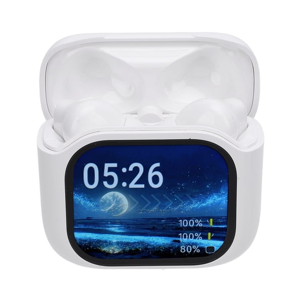 Riousery 137 Languages Bluetooth 5.4 Translator Earphones with ANC Noise Reduction Touch Screen Charging Case IPX5 Water Resistant Multifunctional Smart Translation Earbuds for Travel, Social & Call