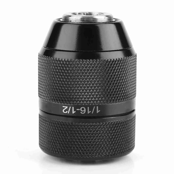 Riousery 13mm (0.51 inches) Metal Drill Chuck 1/2 Mount Self Locking Keyless Drill Chuck Impact Driver Adapter