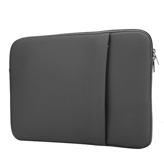 Riousery 14 Inch / 35.5 cm Portable Business Slim Laptop Sleeve Case Envelope Protective Shockproof Brushed Bag with Pocket Light Grey