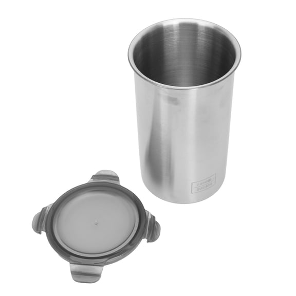 Riousery 1400ml Stainless Steel Airtight Food Storage Canister with Transparent Window for Coffee, Tea, and Grains (7.5 in / 19 cm)