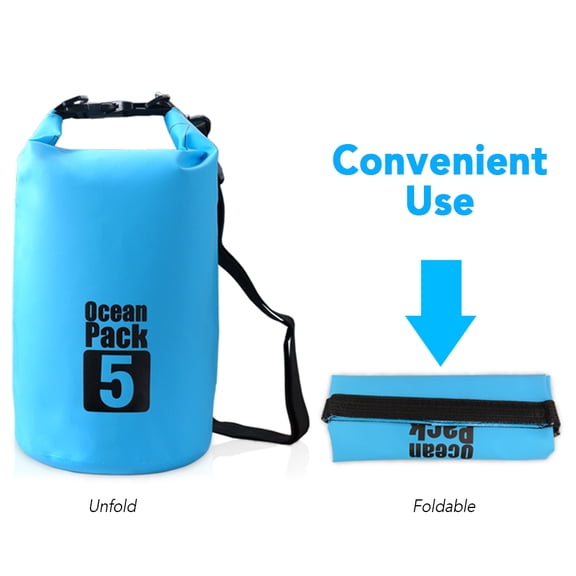 Riousery 15L Outdoor Waterproof Dry Backpack Water Floating Bag Roll Top Sack for Kayaking Rafting Boating River Trekking Yellow