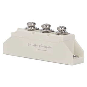Riousery 1600V 100A Power Bridge Rectifier Module, 3 Terminal Diode Bridge Rectifier for Power Supply, Welding Equipment, Motor Control and AC Switch Systems, High Efficiency Electronic Component