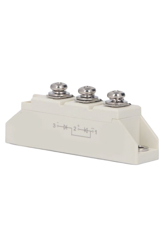 1600V 100A Power Bridge Rectifier Module, 3 Terminal Diode Bridge Rectifier for Power Supply, Welding Equipment, Motor Control and AC Switch Systems, High Efficiency Electronic Component