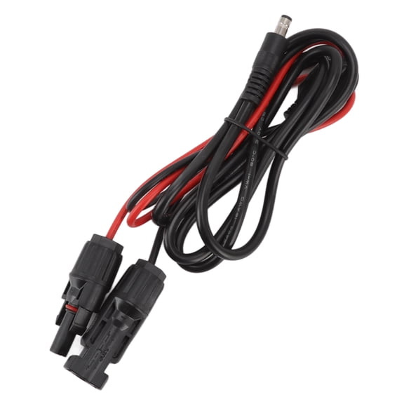Riousery 16AWG Solar Connector to DC 5.5mm Male Adapter Cable Copper Solar Panel Extension Power Cord 59.1 inches / 1.5 m