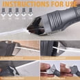 thumbnail image 1 of Riousery 19-Piece 3-in-1 Silicone Caulking Tools Set Sealant Finishing Tool Kit with Grout Scraper Perfect for Kitchen Bathroom Window and Floor Maintenance (7.48 inches / 19 cm), 1 of 6