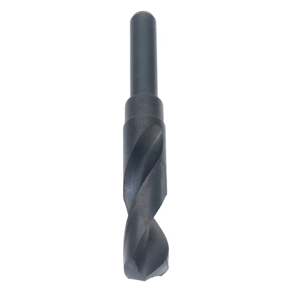 Riousery 19mm / 0.75 Inches High Speed Steel Drill Bit with 1/2 Inch Reduced Shank, Heavy Duty Black Twist Drill Bits for Reliable Stainless Steel, Metal, and Cast Iron Drilling Precision