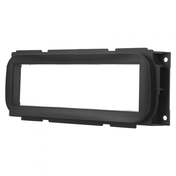 Riousery 1Din Navigation Stereo Frame Car Fascia Dash Mount Audio Trim Kit for JEEP Grand Cherokee Wrangler Dodge Caravan Chrysler 300M, 7.2x2.1 in / 182x53 mm Single Din Dashboard CD Panel ABS Black
