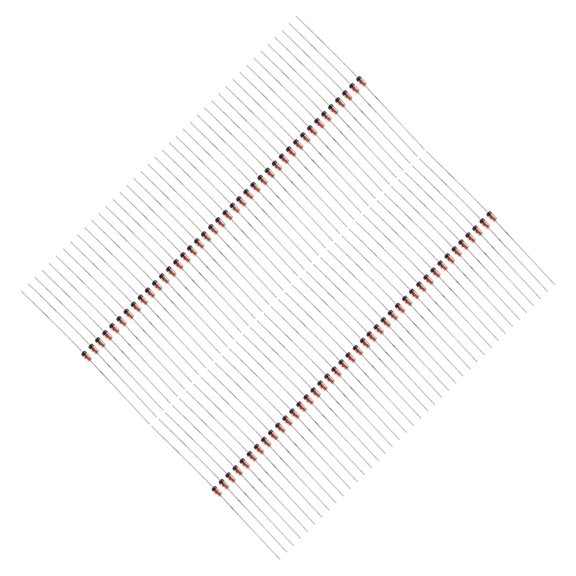 Riousery 1N4148 Fast Switching Diode 200mA 100V Electronic Components Assortment Kit for DIY Circuit Board Projects and Repairs, High Performance Rectifier Diodes 500 Count Pack[cite: 1]