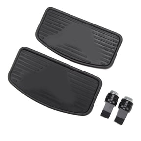 Riousery 1pair Motorcycle Rear Floorboard Adjustable Passenger Foot Pegs For VTX1300 VTX1800 Black 22 inches / 55.8 cm[cite: 1]