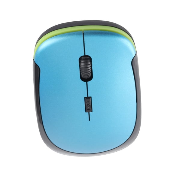 Riousery 2.4G Ultra-Thin Wireless Mouse Mini Optical Cordless Computer Mouse for Laptop PC Tablet (10 inches / 25.4 cm, Black)