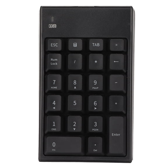 Riousery 2.4GHz Wireless Numeric Keypad for Laptop, 22 Keys Portable Mini Number Pad (5.9 inches / 15.0 cm)