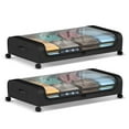 thumbnail image 1 of Riousery 2-Pack Under Bed Storage Containers with Lids & Wheels – Large Capacity Dustproof Organizer Bins for Home & Dorm, Clear PVC Window, Portable Handles, 1 of 1