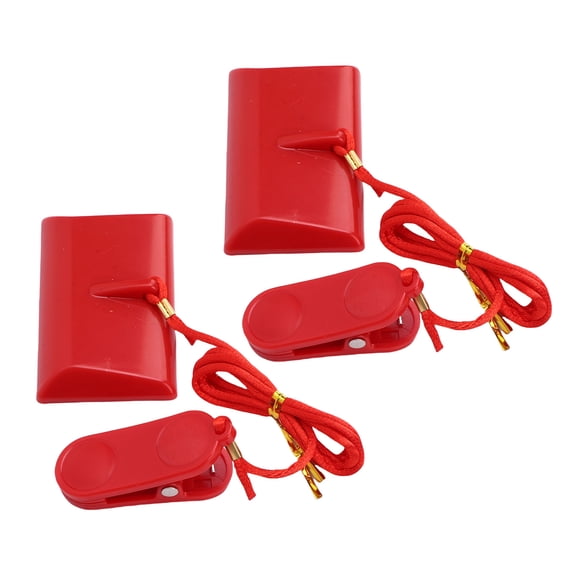 Riousery 2 Pcs Treadmill Magnetic Safety Switch Fit for 9600 GTS7 M8 M9 Emergency Stop Magnet (2.67x1.61 inches / 68x41 mm)