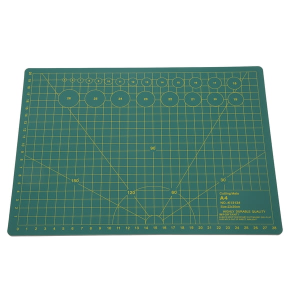 Riousery 2-Piece A4 Self Healing Cutting Mat 30x22cm (11.81 x 8.66 inches) Premium PVC Material High Durability Sewing Mat for Scrapbooking Quilting and Crafting