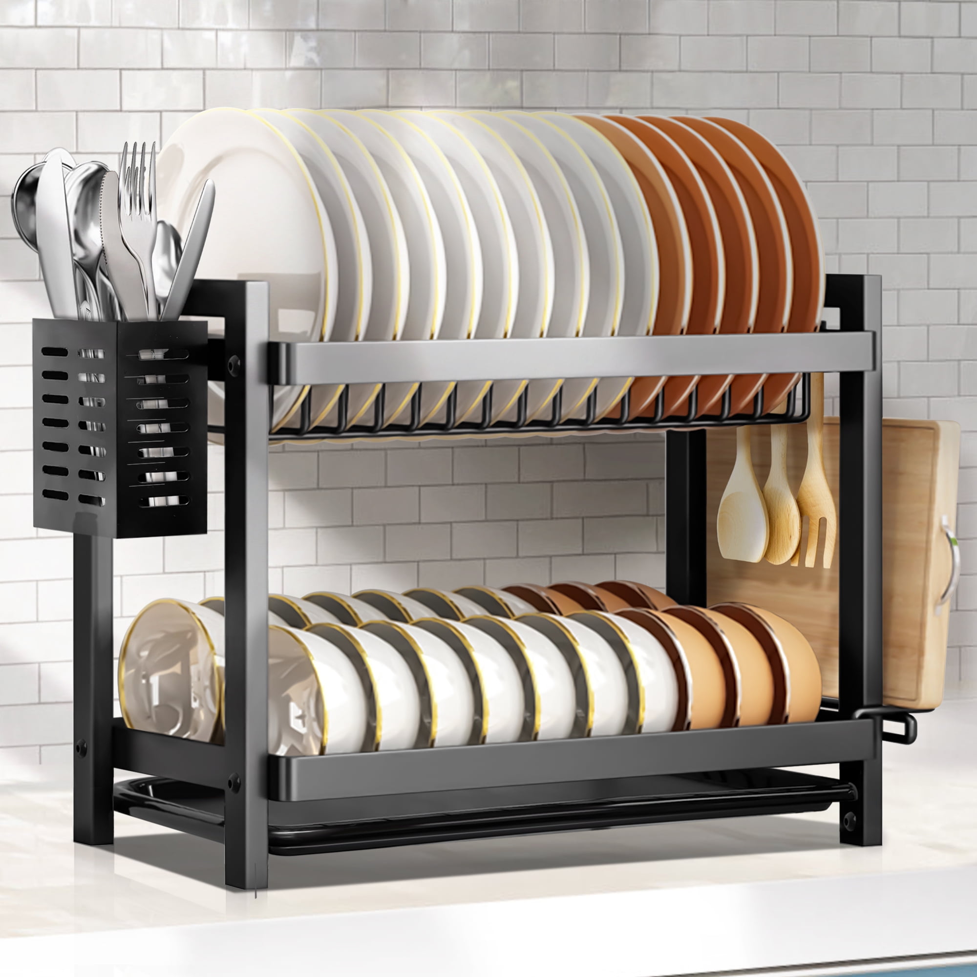 https://i5.walmartimages.com/seo/Riousery-2-Tier-Dish-Drying-Rack-for-Kitchen-Countertop-Compact-Dish-Rack-with-Drainboard-Tray-Cutting-Board-Utensil-Holder-Black_4313ed78-d215-4dec-bb82-49c80f72b524.8512b09d0911f5f9f6002370f316833b.jpeg
