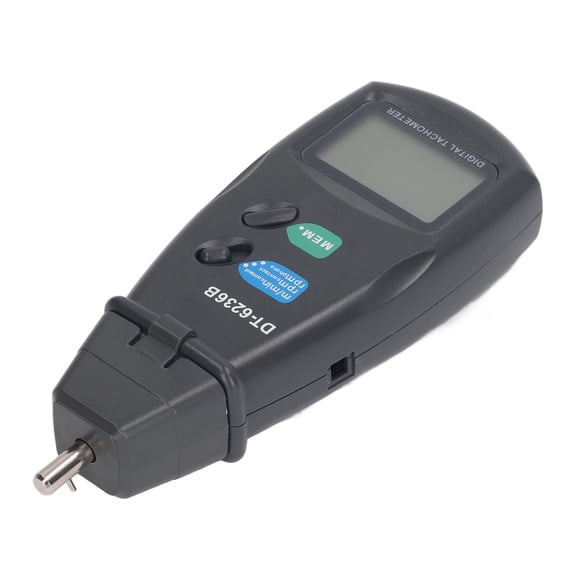 Riousery 2-in-1 Digital Photoelectric and Contact Tachometer, RPM Meter 2.5-99,999 RPM, LCD Display