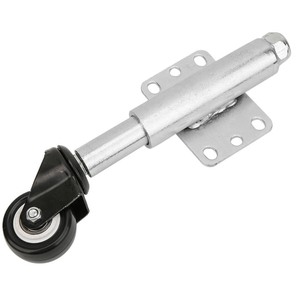Riousery 2 inches / 50.8 mm PU Gate Wheel Spring Loaded Swivel Casters Heavy Duty 110lbs Load Capacity Shock Absorption Universal Mounting Plate Material Handling Equipment Wheels for Wooden Tubular