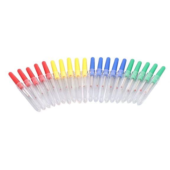Riousery 20 Pieces Small Sewing Seam Rippers Stainless Steel Ergonomic Handle Mini Thread Remover Tool for Crafting Stitching Embroidery (3.54 inches / 9 cm)
