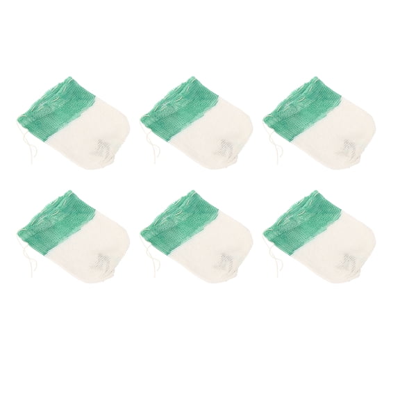 Riousery 20PCS Rayon U Shape Universal Propane Lantern Mantles Small Green Replacement For Outdoor Camping 3.54 inches / 9 cm