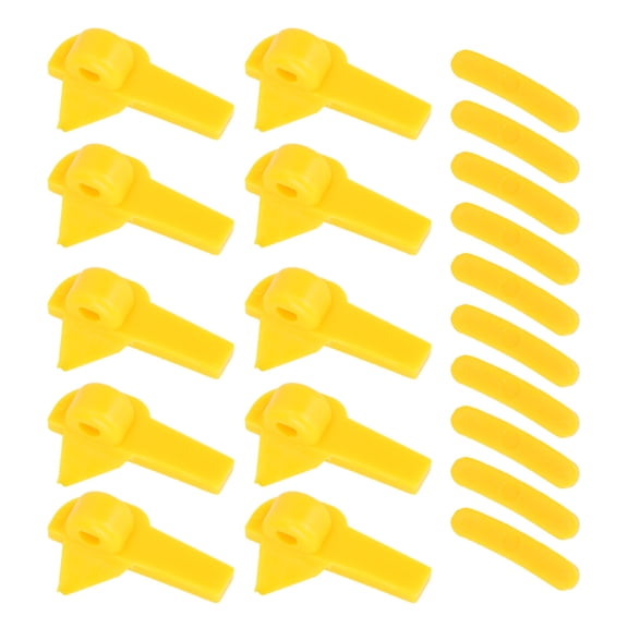 Riousery 20Pcs Tyre Changer Mount Demount Head Duck Insert Rim Protector Kit Tire Replacement Tools Automotive Accessories Abs Material For Universal Vehicles (5.51 inches / 14 cm)