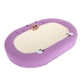 thumbnail image 1 of Riousery 24 Inch Extra Large Sisal Cat Scratcher Bed Board Bowl Anti Slip Pad Lounge for Indoor Cats, Pig Theme, 24.4 inches / 62 cm, Durable Corrugated Scratching Furniture Toy, 1 of 9