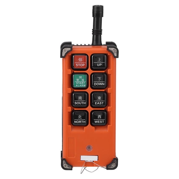 Riousery 24VDC Lifting Hoist Remote Control System, 1 Speed Crane Controller and Receiver Set, 100m / 328ft Range, IP65 Waterproof, Industrial Standard, 2.89 lbs / 1.3 kg