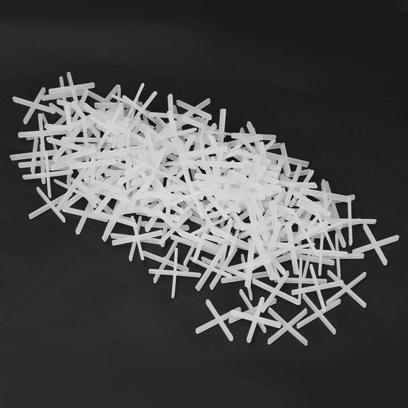 Riousery 2500Pcs Ceramic Tile Spacers 1.5mm / 0.06 inches Reusable Leveling System Plastic Tiler Tools for Floor Wall Installation Ensures Perfect Grout Lines Professional DIY Improvement Kit