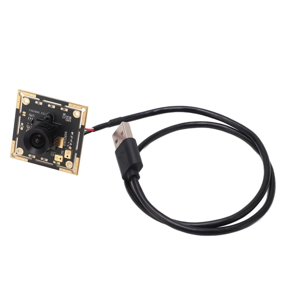 Riousery 2MP HD Web Camera Module Black Auto Focus Distortion Free Light Recognition for PC Industrial Using (15.7 inches / 40 cm Cable)