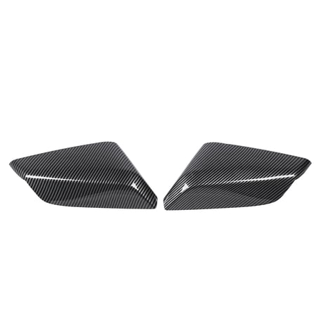 Riousery 2PCS Door Mirror Cap Carbon Fiber Style Strong Weatherproof Wing Mirror Cover Trim for Chevrolet Malibu 2016-2020