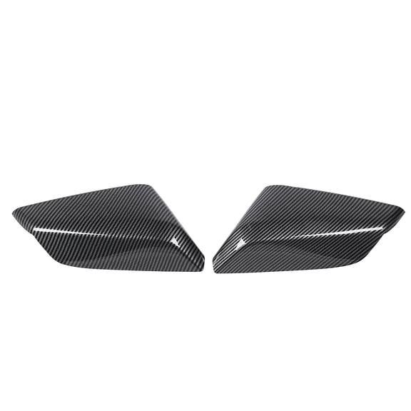 Riousery 2PCS Door Mirror Cap Carbon Fiber Style Strong Weatherproof Wing Mirror Cover Trim for Chevrolet Malibu 2016-2020