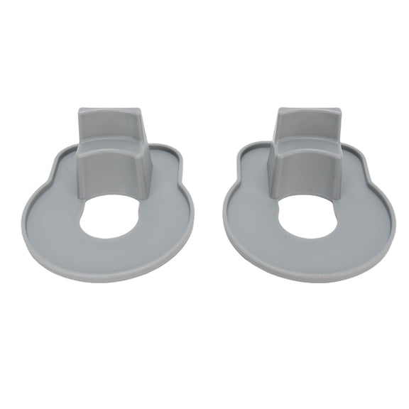 Riousery 2PCS Pool Pipe Holders Stickers ABS Above Ground Swimming Pool Hose Support Bracket for 1.25 Inch / 3.175 cm Diameter Pipes, Durable Pool Hose Support Bracket