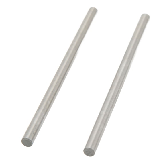 Riousery 2PCS RC Car Suspension Hinge Pins, Premium Steel RC Car Swing Arm Pin Replacement Accessories for ARRMA 1/5 Scale Remote Control Cars, Durable Silver Upgrade Parts (Approx 96mm / 3.8 inches)