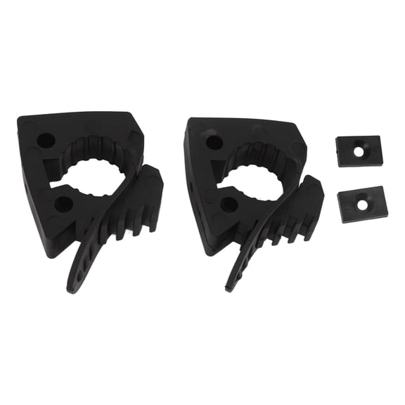 Riousery 2PCS Shovel Holder Mount Rubber Quick Release Clamp Bracket for 1.14 to 1.42 Inches / 2.9 to 3.6 cm Diameter Tools Automotive Racks Universal Fit Black