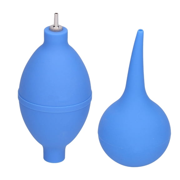 Riousery 2Pcs Bulb Air Blower Rubber Mini Squeeze Precipitator 1 Way Intake Hand Operated Tools, Electronics Cleaning Kit (18.00x8.00x3.00 Inches / 45.72x20.32x7.62 cm)