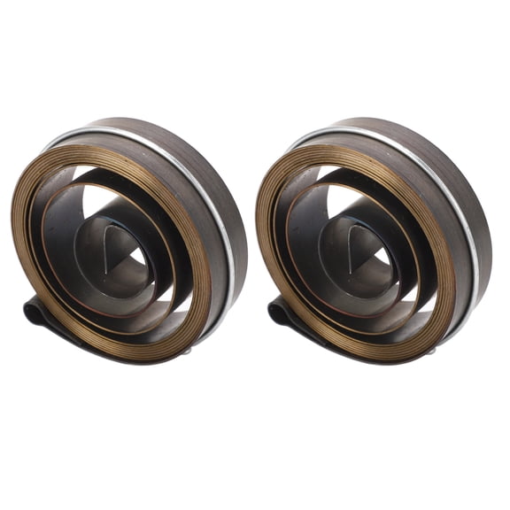 Riousery 2Pcs Drill Press Return Spring Chromeplate Stable Quill Feed Coil Spring for Horizontal Vertical Bench Drill Accessories (5.12 inches / 13 cm)