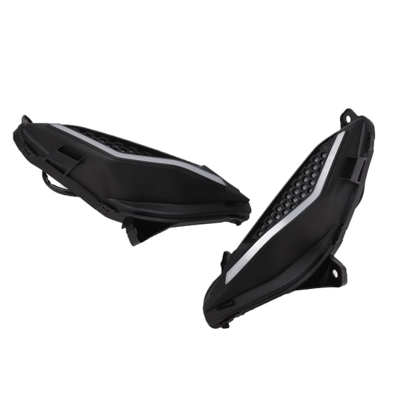 Riousery 2Pcs Motorcycle Indicator Light Waterproof Super Bright LED Pilot Lamp Replacement for Honda RS150R RS150 V1 V2 Red Eye White Light (13.78 in / 35 cm)