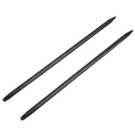 Riousery 2Pcs Outdoor Camping Light Stand Nail 11.8 inches / 30 cm Tent Stakes with 5mm Thread Interface Detachable Ground Lantern Pegs